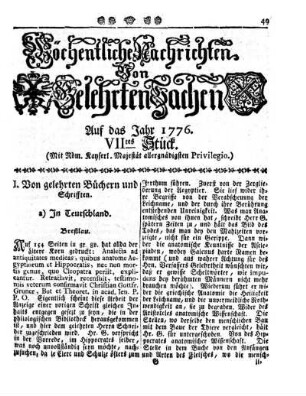 VIItes Stück
