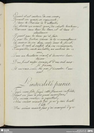 [Text 112:] Le Vieux papillon et le jeune (Fabel).
