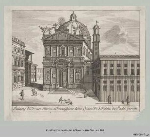 Veduten von Mailand : Vedute von San Fedele in Mailand