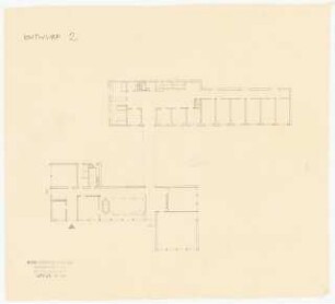 Evangelisches Diakonissenkrankenhaus Bethanien, Berlin-Kreuzberg Umbau. Schwesternhaus: Grundriss 1:200