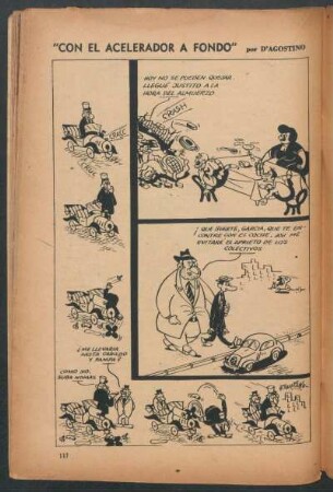 "Con el acelerador a fondo" - [Cómic]