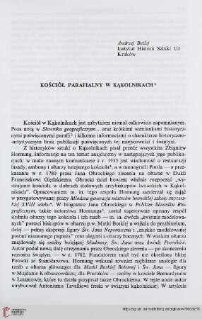 2: Kościół parafialny w Kąkolnikach
