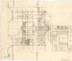 Fischer, Theodor; Nürnberg; Haus Adelsberger - Grundrisse, Ansicht