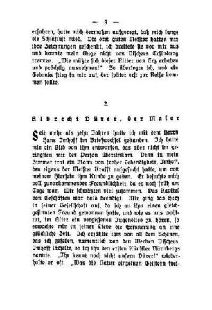 2. Albrecht Dürer, der Maler