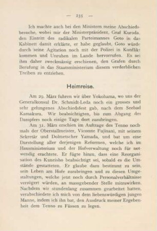 Heimreise