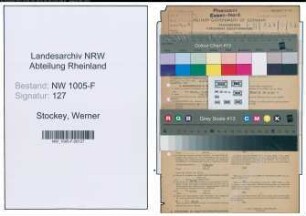 Entnazifizierung Werner Stockey , geb. 18.01.1922 (Beamter)