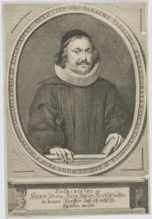 Bildnis des Isaacus Faustius