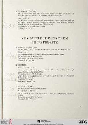 Aus mitteldeutschem Privatbesitz (Nr. 71-73)