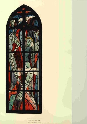 Entwurf für ein Glasfenster in der Evangelischen Kirche in Battenberg