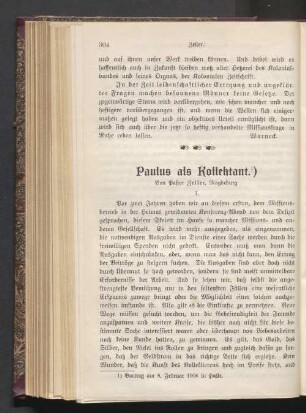 Paulus als Kollektant