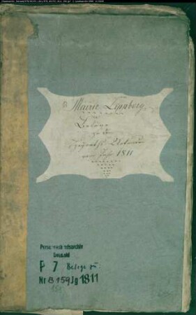 Belegakte zu den Heiratsregistern 1811 der Munizipalität Lippborg