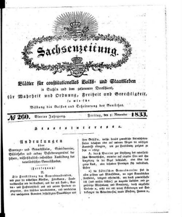 4.1833,November (Nr. 260-285)