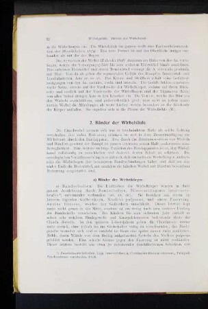 2. Bänder der Wirbelsäule.