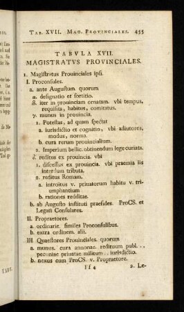 455-462, Tabula XVII: Magistatus provinciales