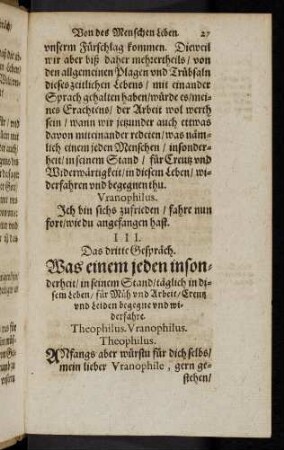 27-40, III. Das dritte Gespräch