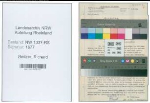 Entnazifizierung Richard Reitzer , geb. 19.04.1894 (Polizeibeamter)