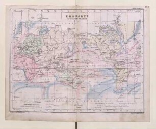 Erdkarte in Mercator's Projection