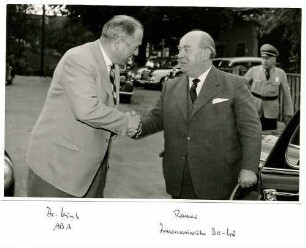 Bereisung durch den BMV Dr. Hans-Christoph Seebohm am 19.07.1956