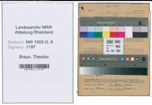 Entnazifizierung Theodor Braun , geb. 15.09.1899 (Ingenieur)