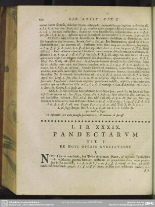 Lib. XXXIX. Pandectarum