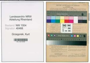 Entnazifizierung Kurt Grzegorek , geb. 28.12.1897 (Kaufm.Angestellter)