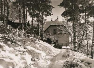 Haus bei Schierke im Winter