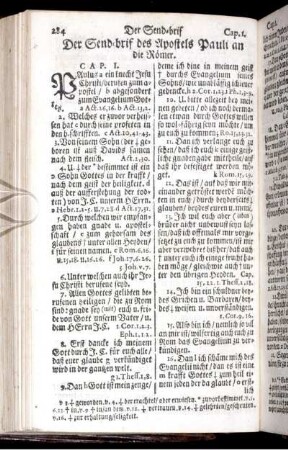 Der Send-brif des Apostels Pauli an die Römer