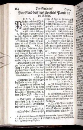 Der Send-brif des Apostels Pauli an die Römer