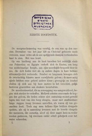 De Keizer : Roman von Georg Ebers. In het Nederlandsch bewerkt door H. C. Rogge, 1