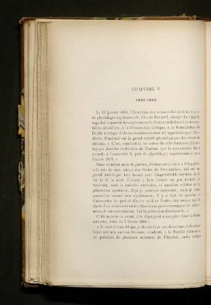 Chapitre V 1860-1864