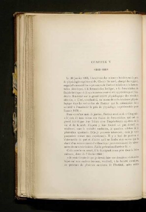 Chapitre V 1860-1864