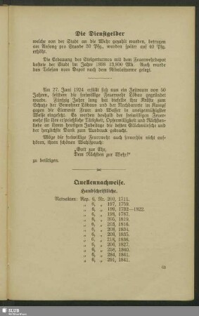 Die Dienstgelder