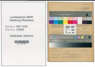 Entnazifizierung Heinrich Gottschalt , geb. 16.04.1895 (Meister)