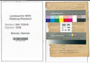 Entnazifizierung Heinrich Brenzel , geb. 12.08.1892 (Architekt)