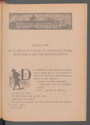 Capítulo XXVI - En el que Juan Manuel, ya tranquilo, puede reanudar la lectura del manuscrito