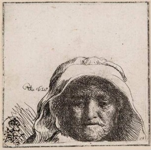 Die Mutter des Künstlers, von vorn