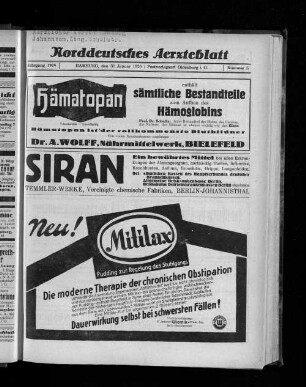 Jahrgang 1926, Hamburg, den 31. Januar 1926, Nummer 5