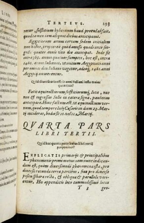 293-329, Quarta Pars Libri Tertii
