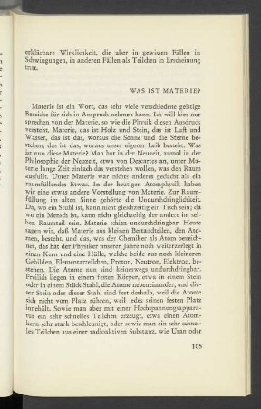 Was Ist Materie?