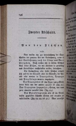 Zweyter Abschnitt. Gehört noch zur Planimetrie.