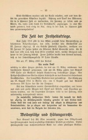 Weideplätze und Hütungsrecht