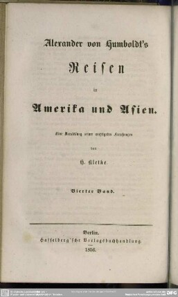 4: Alexander von Humboldt's Reisen im europäischen und asiatischen Rußland, Band 2