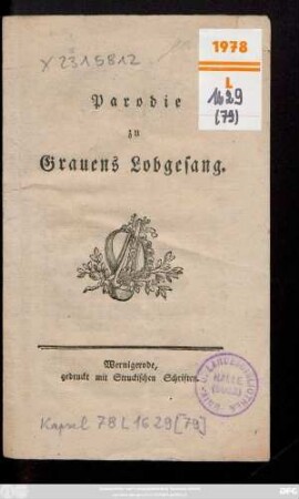 Parodie zu Grauens Lobgesang