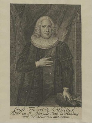 Bildnis des Ernst Friedrich Mülius