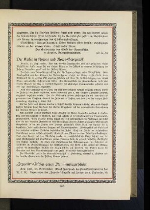 Der Kaiser in Kowno und Nowo=Georgiewsk.