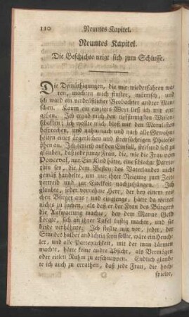 Neuntes Kapitel. Die Geschichte neigt sich zum Schlusse.