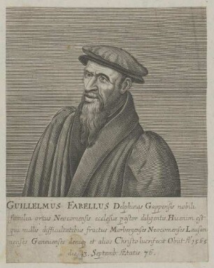 Bildnis des Guillelmus Farellus