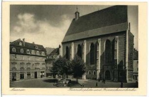 Meißen. Heinrichsplatz - Franziskanerkirche