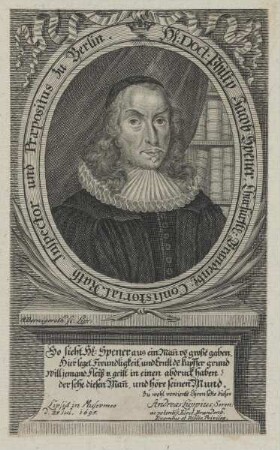 Bildnis des Phlilip Jacob Spener