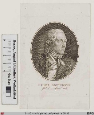 Bildnis Friedrich (Ludwig) Bouterwek